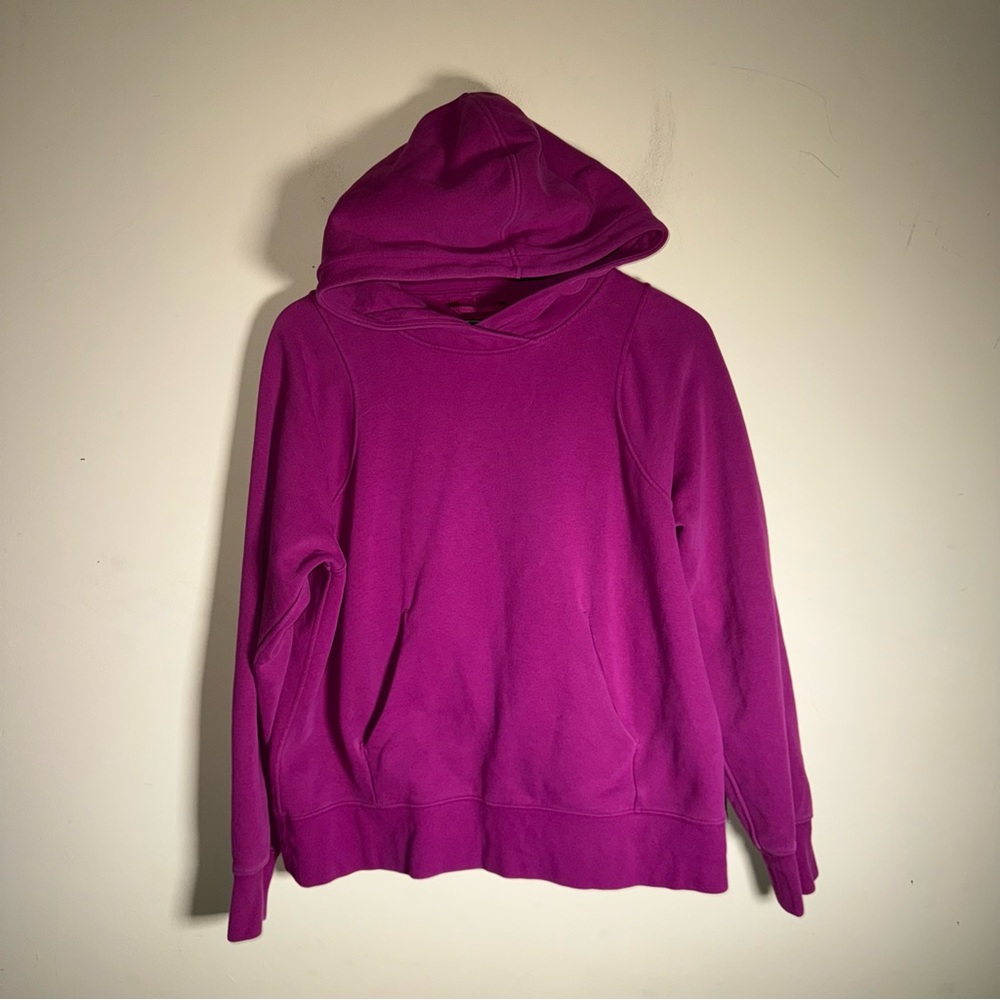 LULULEMON loungeful Magenta cozy pullover athleisure hoodie 10 - Picture 6 of 9